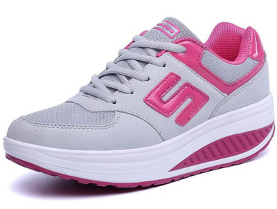 Pantofi de damă, cu platformă, pantofi ușori, pantofi de alergare pentru femei, pantofi de leagăn, respirabil, slăbire