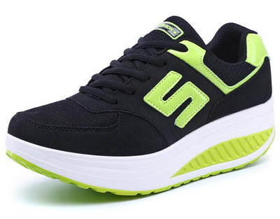 Pantofi de damă, cu platformă, pantofi ușori, pantofi de alergare pentru femei, pantofi de leagăn, respirabil, slăbire