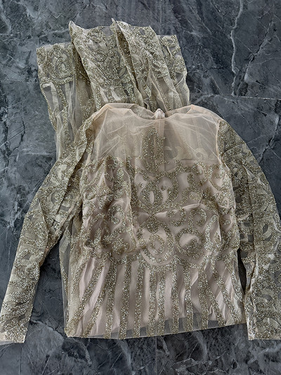 Aotvotee Maxi haljine za žene Nova moda 2023. Večernje haljine do poda dugih rukava Elegantna uska vintage haljina sa šljokicama