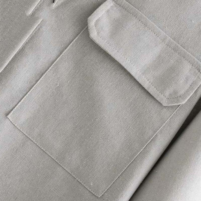 HStar κομψές φαρδιά λινές μπλούζες με μακριά μανίκια με γιακά πουκάμισα γυναικεία πουκάμισα γυναικεία φορούν ακανόνιστα μπλουζάκια