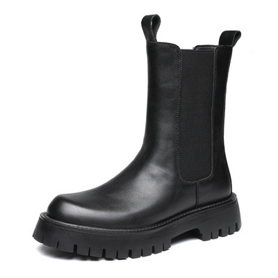 nagy méretű férfi csizma fekete fehér cipő színpad éjszakai klub ruha magas felső kémény csizma cowboy  platform chelsea botas