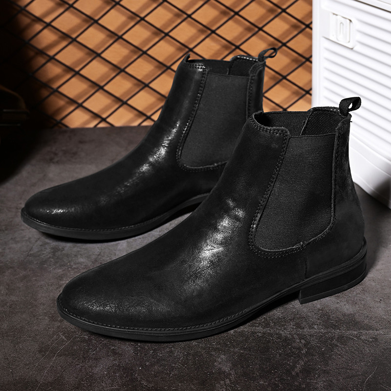 odos Chelsea Boots Vyriški žieminiai batai su kailiu, plius 37-48 dydis