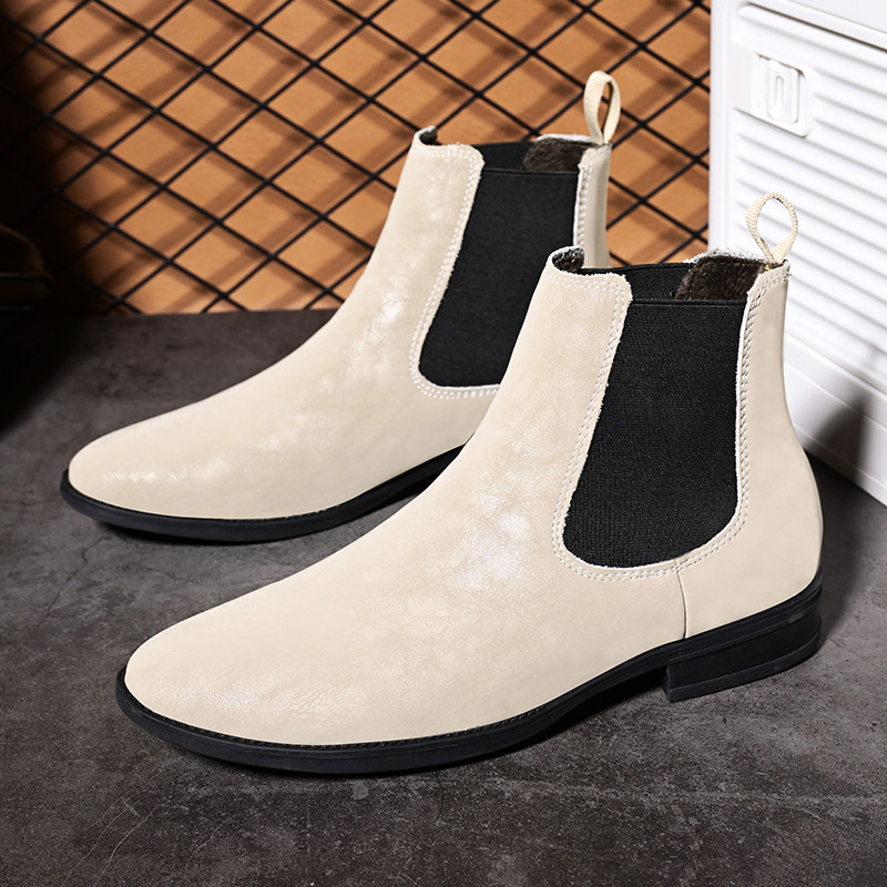 odos Chelsea Boots Vyriški žieminiai batai su kailiu, plius 37-48 dydis