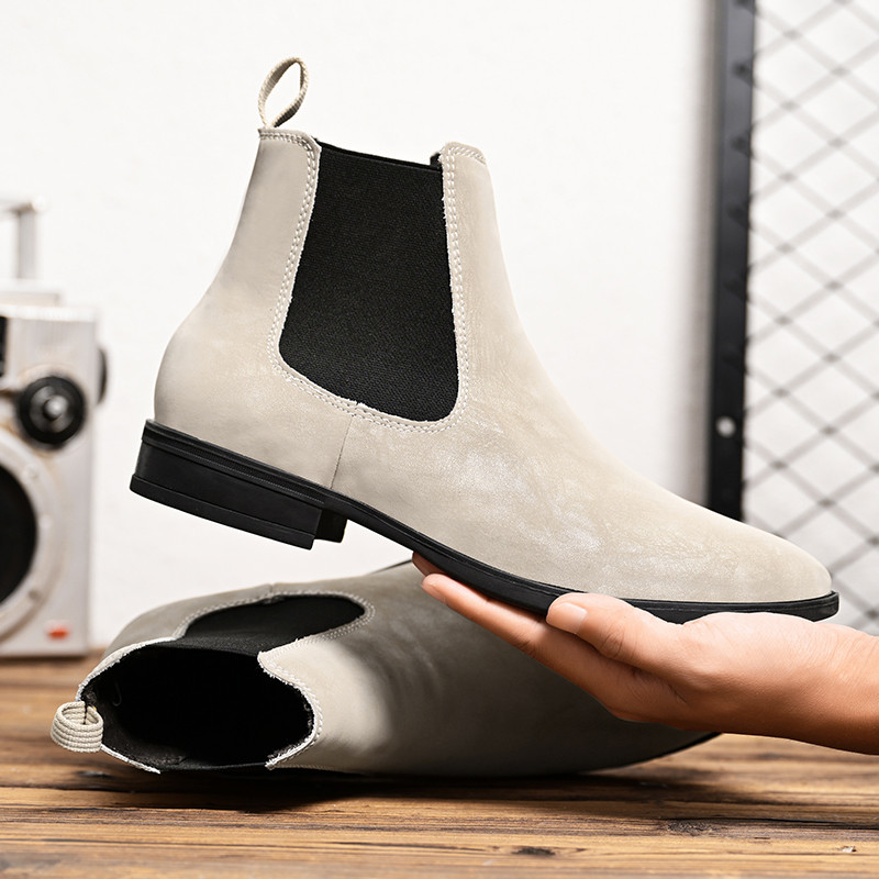 odos Chelsea Boots Vyriški žieminiai batai su kailiu, plius 37-48 dydis