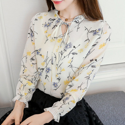 moteriškos vasarinės gėlėmis margintos palaidinės marškiniai moteriški 4xl peteliškė šifoninė palaidinė plius dydžio vintažiniai viršutiniai drabužiai rauktomis rankovėmis bluso drabužiai