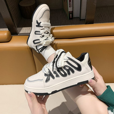 Pantofi de marca Pantofi de moda Pantofi casual Femei Pantofi cu sireturi Platforma Pantofi vulcanizati Flats Dama Primavara Vara Tenis Feminino