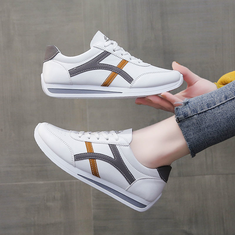 Moteriški batai, 2021 m. Nauji sportiniai batai moteriški maži balti batai Korėjietiška visų atitikmenų lengvų laisvalaikio bėgimo batelių versija