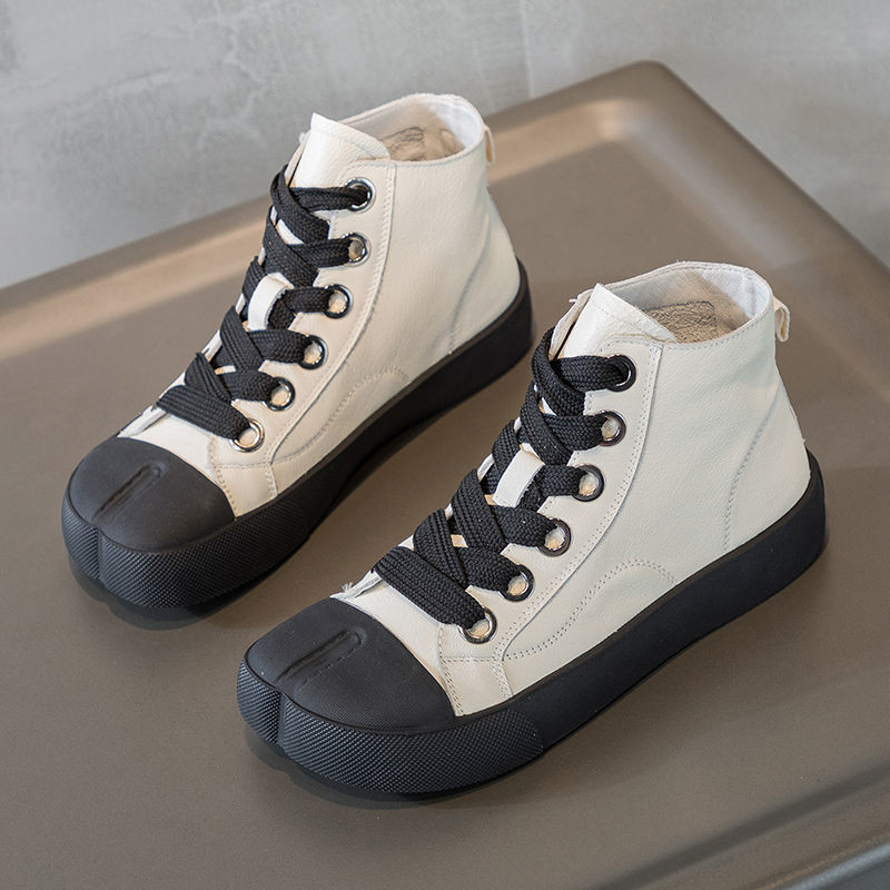 Visoke cipele za slobodno vrijeme Ženska jesen 2021. Nove ružne cipele Korejska verzija univerzalnih ženskih cipela Modni trend Visoke cipele