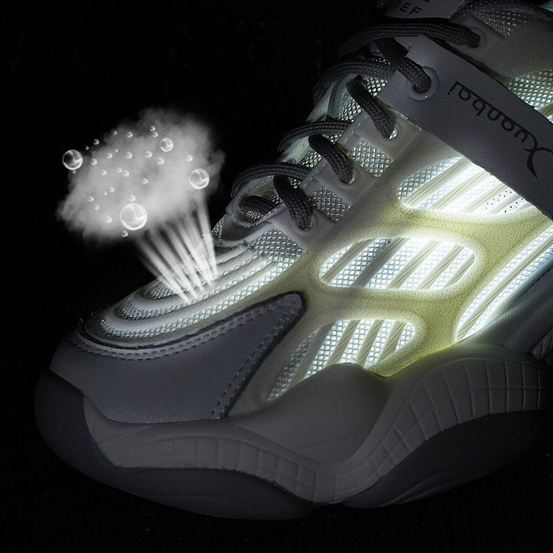 Ženske cipele Mrežaste prozračne tatine cipele Ženske 2020. New Net Red Wild Deblje dno Povećano Tanke ležerne sportske mrežaste cipele