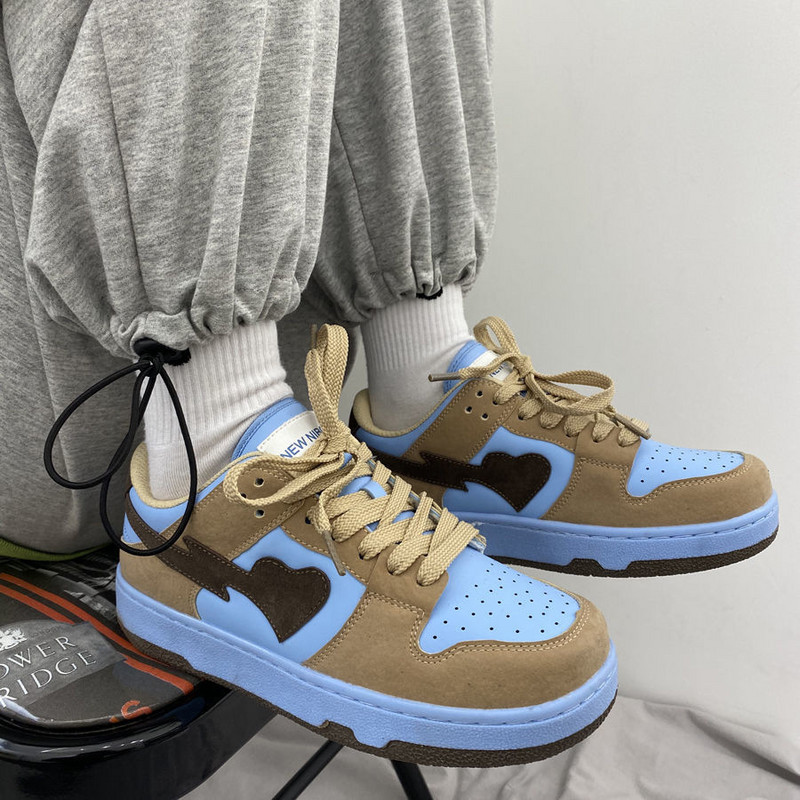 Cipele nove marke 2023. Ženske tenisice Ravne cipele s platformom Vulkanizirane cipele Fashion Love Sportske cipele za trčanje u obliku srca Ležerne tenisice