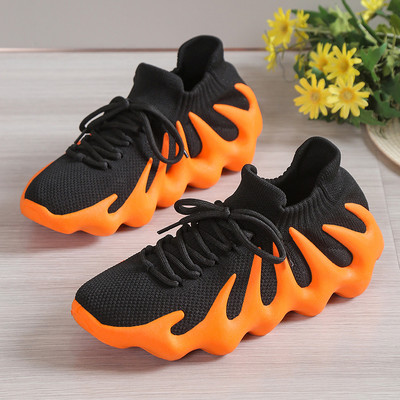 Ženske cipele Vulkanizirane Zapatillas Mujer Pletene tenisice Ženske nove ravne cipele Miješanih boja Vulkanizirane cipele Casual Chaussure Femme