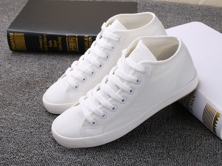 Nauji pavasariniai aukštakulniai drobiniai batai korėjietiška versija Trend Studentų plokšti balti batai kvėpuojantys moteriški batai moteriški sportbačiai