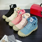 Pantofi de pânză ocazional pentru femei, cu vârf înalt, pantofi de modă pentru femei, pantofi confortabili, cu platformă, respirabile, Chaussure Femme coș femeie