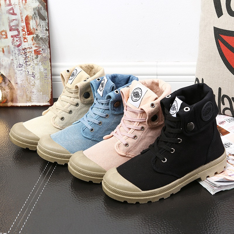 Pantofi de pânză ocazional pentru femei, cu vârf înalt, pantofi de modă pentru femei, pantofi confortabili, cu platformă, respirabile, Chaussure Femme coș femeie