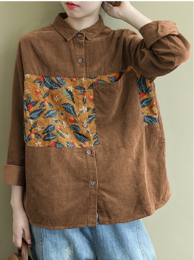 Vintage prekomjerne samtaste majice dugih rukava Proljeće jesen Ženske jednobojne bluze s šišmiš rukavima Tople bluze Ženske majice