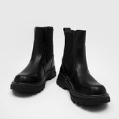 2023 Νέες μπότες Chelsea για ανδρικά παπούτσια πλατφόρμας Ανδρικά σπαστά δερμάτινα πολυτελή μποτάκια Slip On Boots Casual παπούτσια