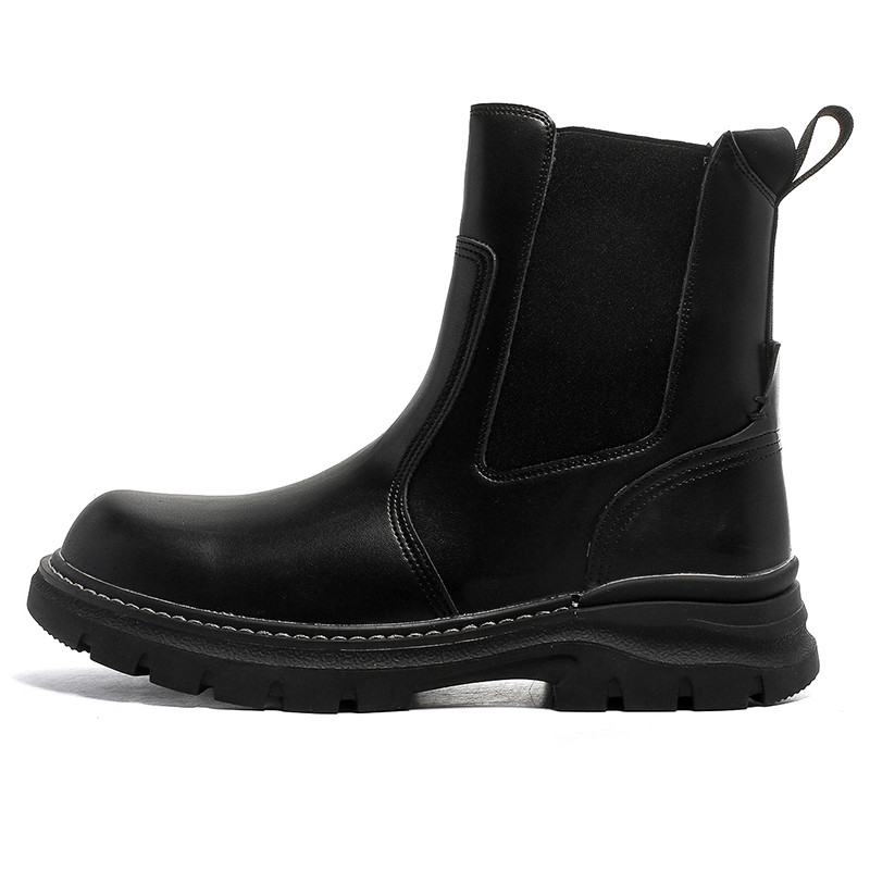 2023 Νέες μπότες Chelsea για ανδρικά παπούτσια πλατφόρμας Ανδρικά σπαστά δερμάτινα πολυτελή μποτάκια Slip On Boots Casual παπούτσια