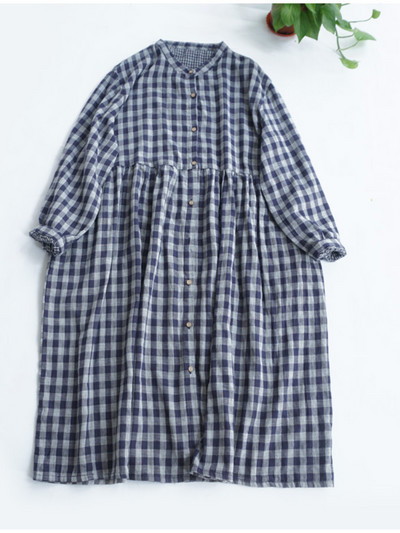 Dámske letné šaty s golierom A a dlhým rukávom, voľné, s krátkym rukávom a jednoradovým golierom