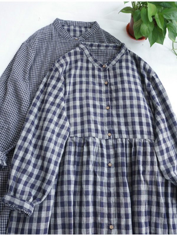 Dámske letné šaty s golierom A a dlhým rukávom, voľné, s krátkym rukávom a jednoradovým golierom