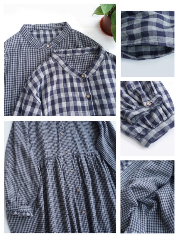 Dámske letné šaty s golierom A a dlhým rukávom, voľné, s krátkym rukávom a jednoradovým golierom