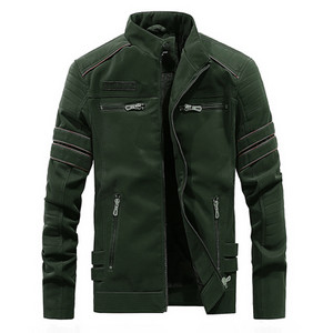 DIMUSI Jachetă din piele pentru bărbați, din lână, haine calde din piele pentru bărbați, motociclete, vintage, jachete din piele PU chaqueta cuero hombre