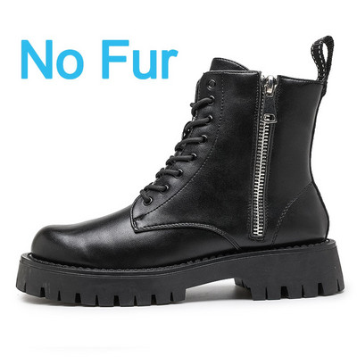 Fashion High Top Ανδρικές Μπότες Υψηλής ποιότητας Μποτάκια εξωτερικού χώρου για άντρες Casual Παπούτσια Μοντέρνα Punk Δερμάτινα Σχεδιαστικά Μπότες Μοτοσικλέτας