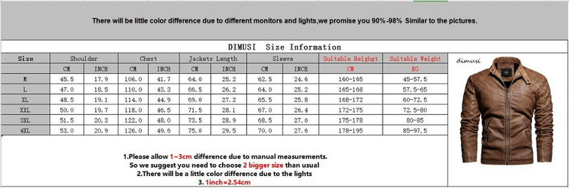 Ανδρικό δερμάτινο μπουφάν DIMUSI Μόδα Winter Fleece Casual Μπουφάν μοτοσικλέτας Ανδρικά μπουφάν Biker από συνθετικό δέρμα Ρούχα 4XL