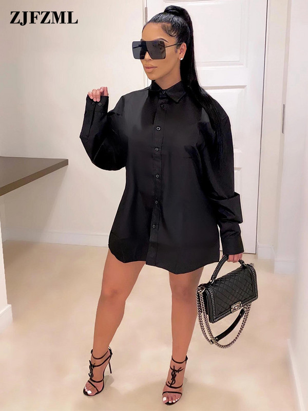 Rochie bluză cu imprimeu cu litere verde fluorescent pentru femei, sexy, cu guler răsturnat, rochie cămașă cu mânecă lungă, cu nasturi în sus Rochii largi