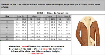 DIMUSI PU кожено мъжко яке Зимно ежедневно руно Дебели топли кожени палта Изкуствена кожа Тънки мотоциклетни якета Марково облекло