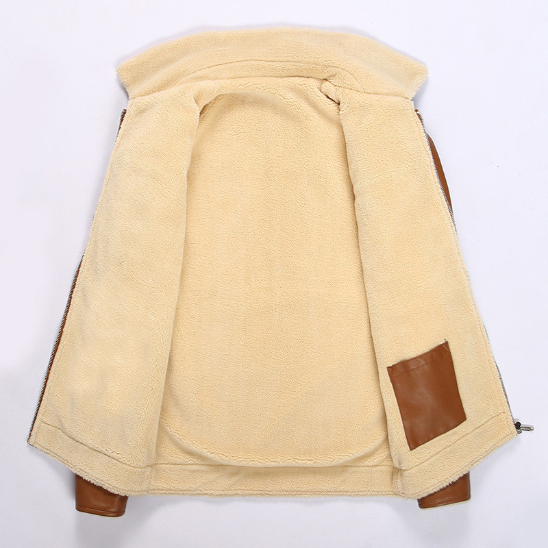 DIMUSI PU kožna muška jakna Zimska ležerna jakna od debele tople kože od flisa Uske motociklističke jakne od umjetne kože Brand odjeća