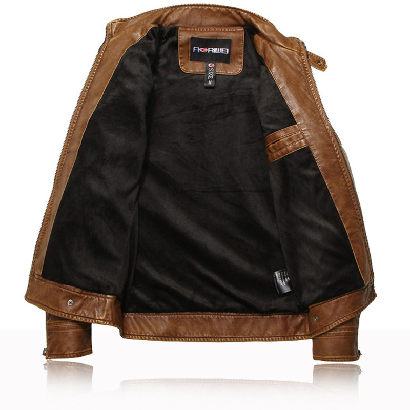 DIMUSI Toamnă Iarnă Jachetă din piele PU pentru bărbați Mantoane din piele pentru motociclete Mantoane din piele pentru bărbați de afaceri jaqueta de couro masculin, TA285