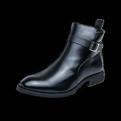 Ανδρικές μπότες από αγγλικού στυλ Μυτερές Κοντές μπότες Ανδρικές μπότες Chelsea Trend High Top παπούτσια Χειμερινές επαγγελματικές μπότες