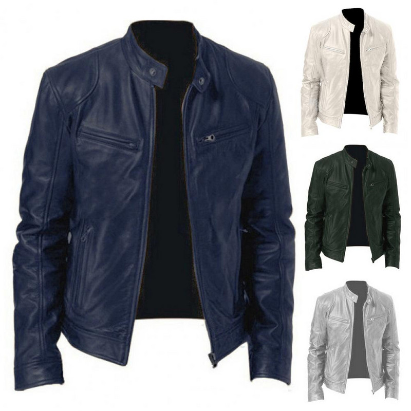 Δημοφιλές ανδρικό παλτό Ανοιξιάτικο φθινόπωρο Ανδρικό μπουφάν με μακρυμάνικο τσέπες με φερμουάρ Μπουφάν αντιανεμικό