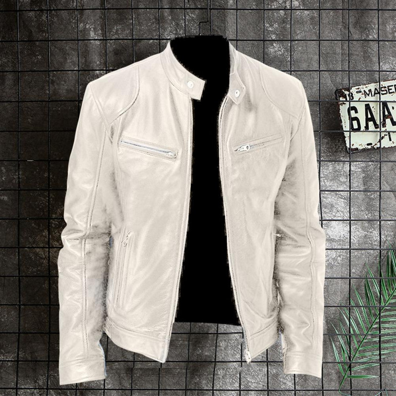 Δημοφιλές ανδρικό παλτό Ανοιξιάτικο φθινόπωρο Ανδρικό μπουφάν με μακρυμάνικο τσέπες με φερμουάρ Μπουφάν αντιανεμικό