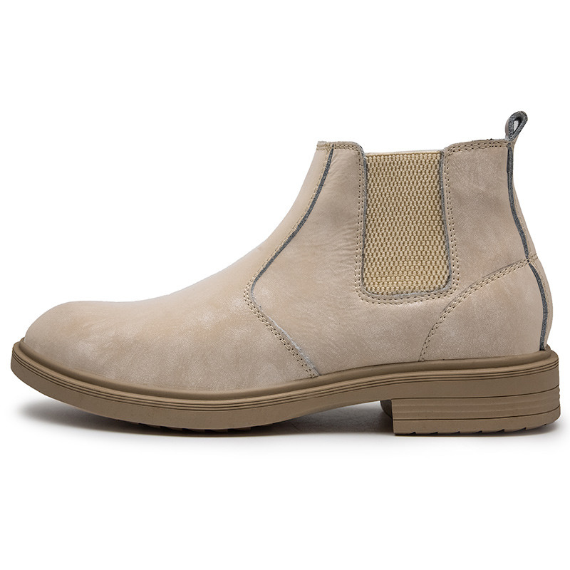 Χειμερινές ανδρικές μπότες Chelsea Δερμάτινο Στυλ Αστραγάλου Μόδα Μέγεθος 45 46 47