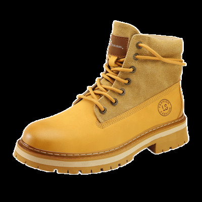 Cizme pentru bărbați de marcă de lux Cizme ocazionale de modă cu personalitate nouă Pantofi de iarnă din piele înaltă pentru exterior Cizme de maree Cizme britanice