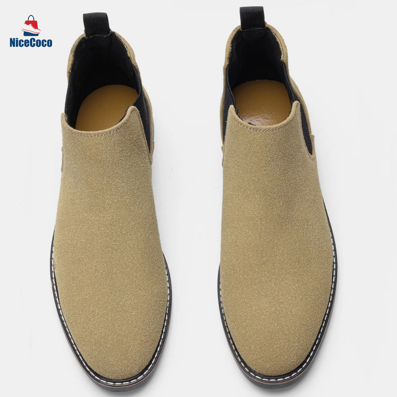 Batai vyrams 40-46 vyriški aulinukai 2023 m. mados prekės ženklo patogūs odiniai batai Vyriški aulinukai Kulkšnys Laisvalaikio batai Žiema 1016 m.