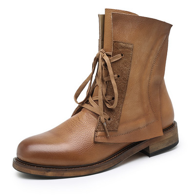 Cizme de designer de lux pentru bărbați Cizme de lucru înalte în aer liber pentru bărbați Cizme militare din de stradă italiană de afaceri