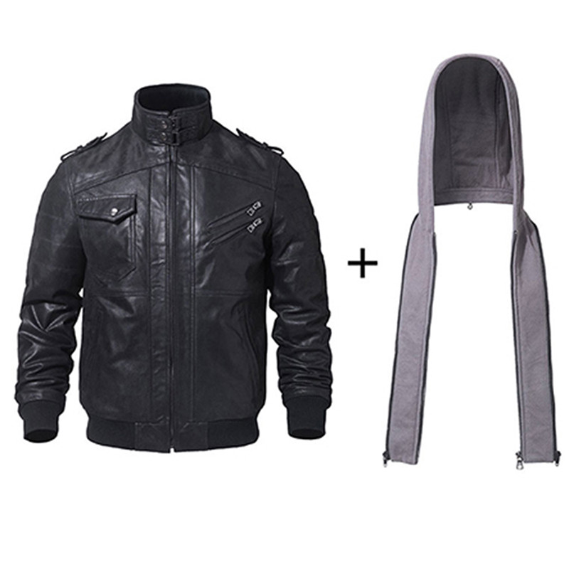 Brand Zimska PU kožna jakna Muška modna motoristička umjetna jakna s kapuljačom Muška jesenska ležerna biciklistička vanjska odjeća Kaputi