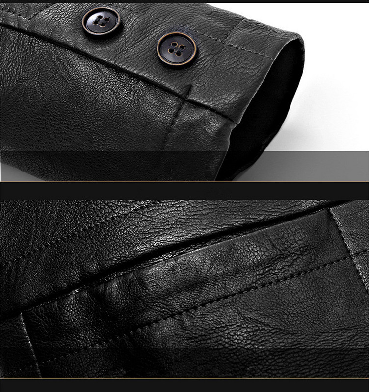 Meeste talvine nahktagi Pehme paks soe PU-nahkjakk Meeste vabaaja mantlid Meeste Jaqueta Masculinas Plus Suurus 4XL