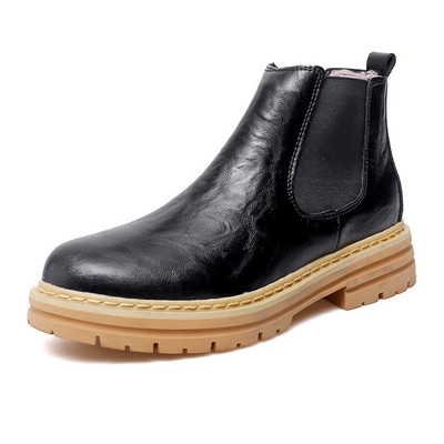 Ανδρικές μπότες Chelsea Vintage κοντές νυφικές casual κλασικές ρετρό μπότες σε δερμάτινες μπότες
