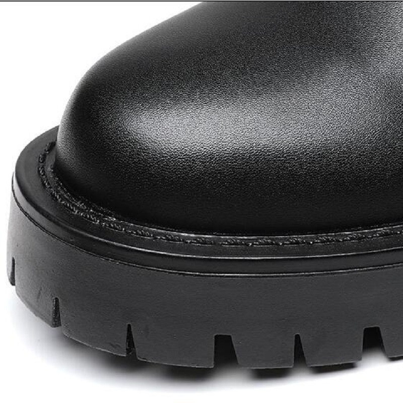 Νέου σχεδίου ανδρικές βρετανικές μπότες casual μαύρα δερμάτινα ανδρικά παπούτσια με πριτσίνια Μποτάκια ανδρικά χαμηλά τακούνια ανδρικά μποτάκια Chelsea 1AA51