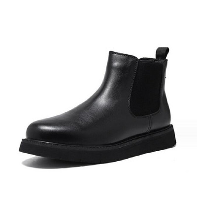 Muške Chelsea čizme Gležnjače u talijanskom stilu Mekana koža Muške čizme Udobne kožne čizme u engleskom stilu 1AA49