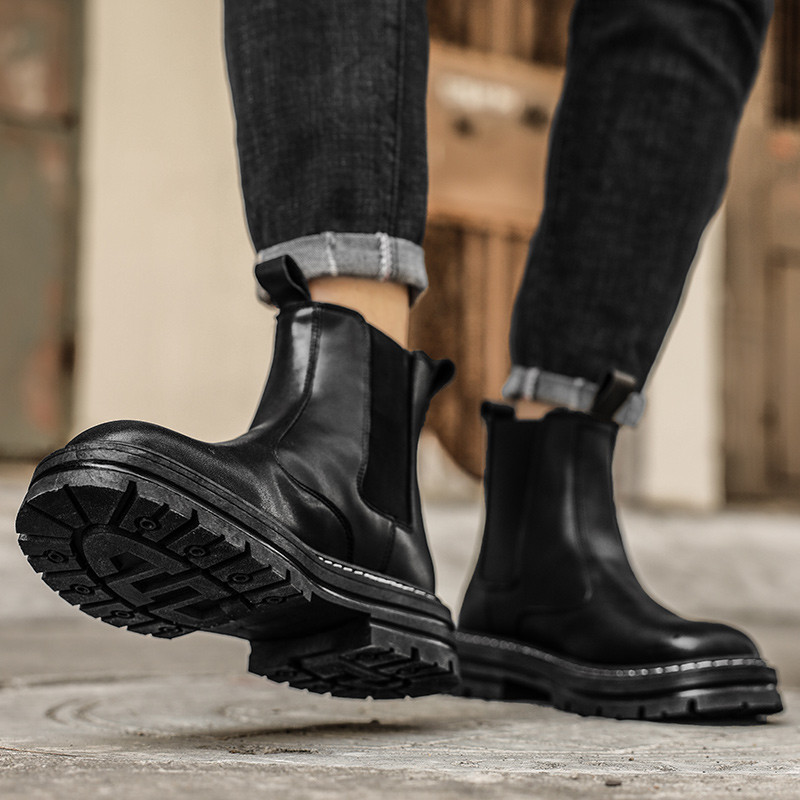 Spring Big Yellow Boots Desert Big Headed Workwear Pantofi pentru bărbați - Z221