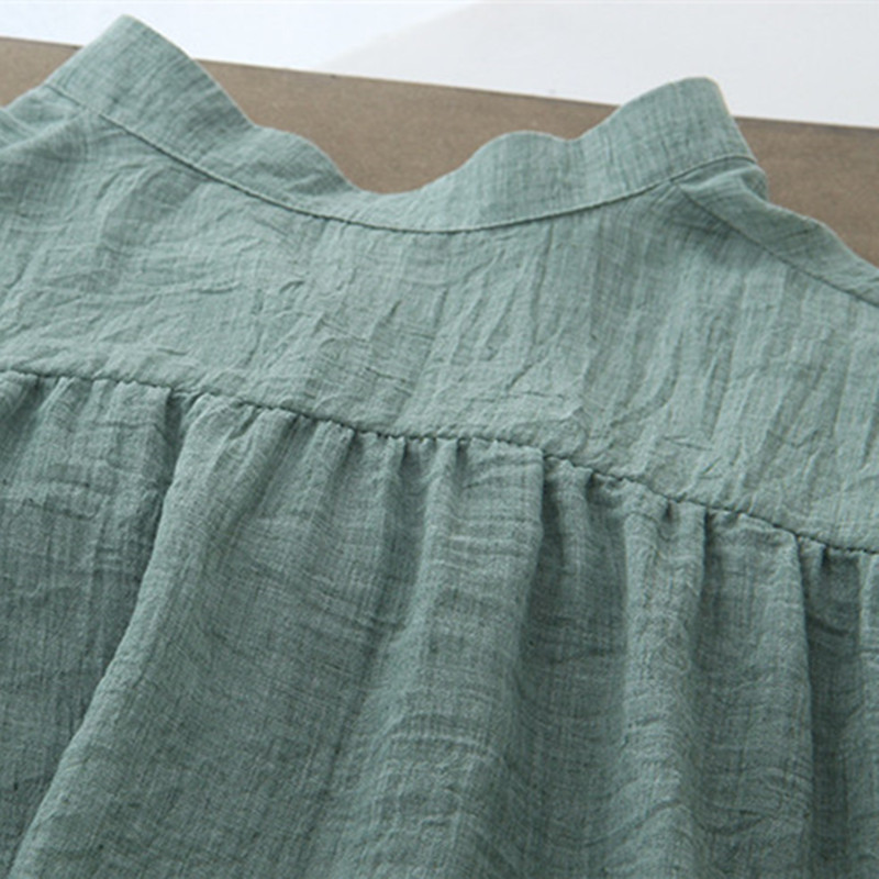 Bluză de vară Cămașă Femei Topuri din material subțire Top din bumbac Bluze albe Cămăși pentru femei Îmbrăcăminte cu mânecă lungă Camisa