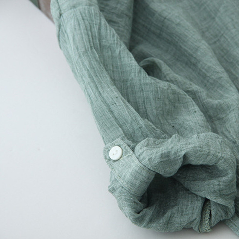 Bluză de vară Cămașă Femei Topuri din material subțire Top din bumbac Bluze albe Cămăși pentru femei Îmbrăcăminte cu mânecă lungă Camisa