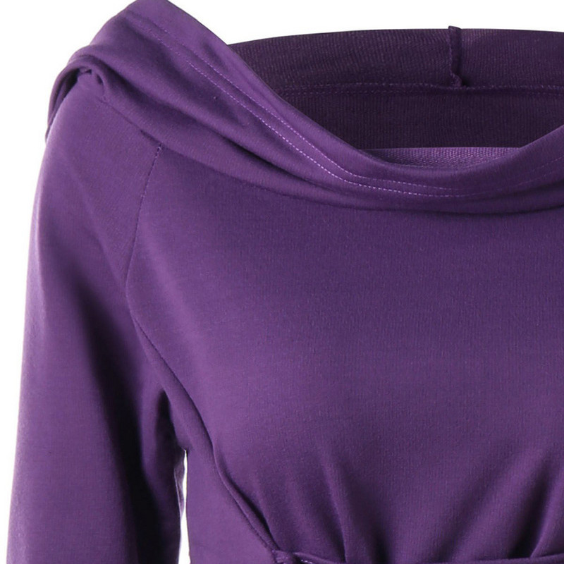 Ženski ogrtač dugih rukava s ogrtačem Gotičke haljine jednobojne vintage srednjovjekovne haljine s kapuljačom, kostim za Noć vještica