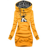 Hanorace fierbinți pentru femei Rochie cu mânecă lungă Hanorac casual Toamnă Iarnă Hanorace pentru femei estetică Imprimare hanorac Haine pentru femei