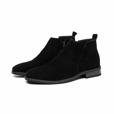 Tenisice Ležerne cipele za muškarce Kožne čizme Udobne visoke cipele s ravnim potplatom Srednja modna muška obuća na vezanje Zimsko novo