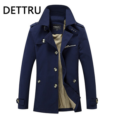 Oversized Trench Coat Ανδρικά WindBreaker Oversized Μασίφ καθαρό βαμβακερό Casual Ανδρικά ρούχα Pull Homme Outerwear Coats 5XL